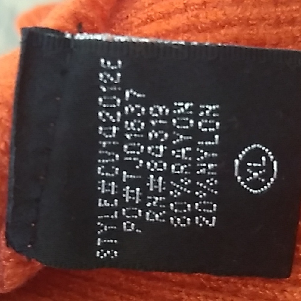 Cyrus Bright Orange Dolman Sleeve Sweater - Picture 7 of 8